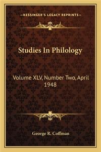 Studies in Philology