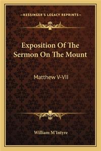 Exposition of the Sermon on the Mount