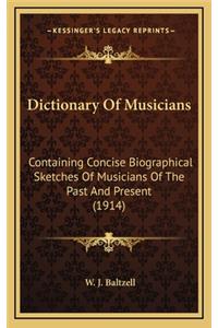 Dictionary of Musicians
