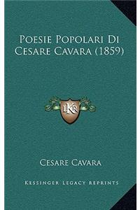 Poesie Popolari Di Cesare Cavara (1859)