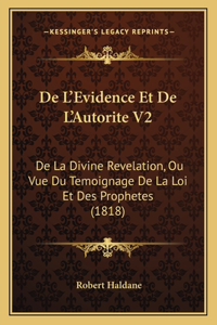 De L'Evidence Et De L'Autorite V2