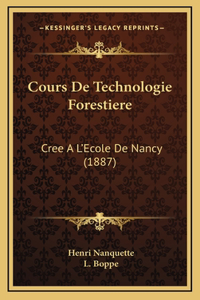 Cours De Technologie Forestiere