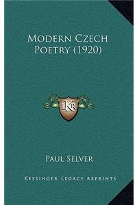 Modern Czech Poetry (1920)