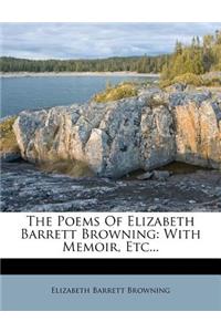 Poems Of Elizabeth Barrett Browning