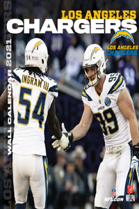 Los Angeles Chargers 2021 12x12 Team Wall Calendar