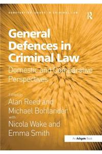 General Defences in Criminal Law