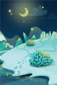 Dreamland Snow Hills Blank Book