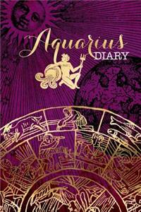 Aquarius Zodiac Sign Horoscope Symbol Journal