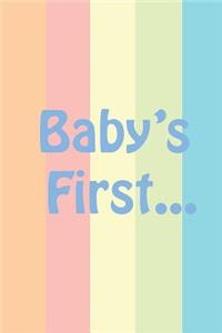 Baby's First...: Inspirational Journal