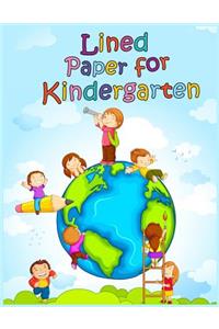 Lined Paper For Kindergarten