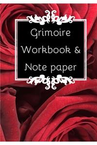 Grimoire Workbook And Note Paper