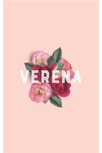 VERENA 2020 Weekly Monthly Planner Book, Planner 2020, Personalized 2020 Planner for VERENA A beautiful