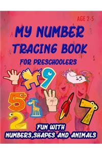 My Number Tracing Book For Preschoolers