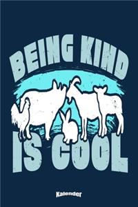 Mein Veganer Being Kind Is Cool Kalender