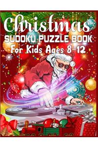 Christmas Sudoku Puzzle Book For Kids Ages 8-12
