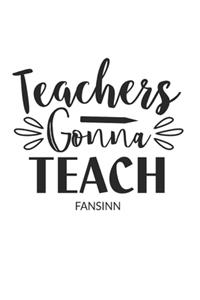 Funny School Teacher Notebook