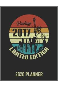 Vintage 2017 Limited Edition 2020 Planner