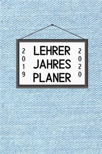Lehrer Jahres Planer 2019 2020