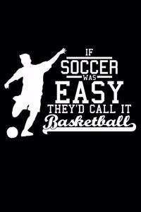 If Soccer was easy they'd call it Basketball
