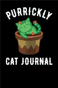 Purrickly Cat Journal