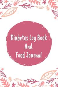 Diabetes Log Book And Food Journal