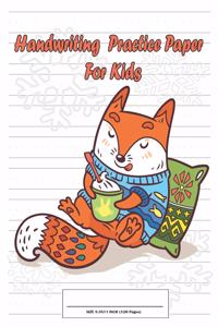 Handwriting Practice Paper For Kids