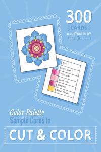 Color Palette Sample Cards to CUT & COLOR