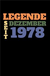 Legende seit Dezember 1978