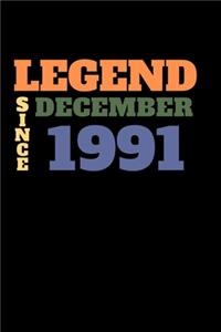 Legend since December 1991