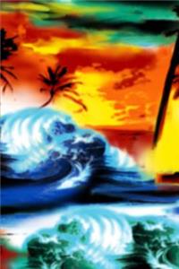 Air Brushed Beach Surfer Journal