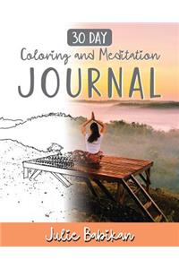 30 Day Coloring and Meditation Journal