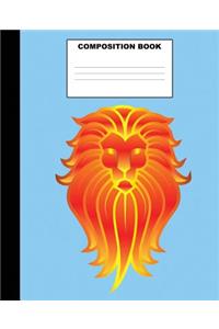 Lion Composition Book