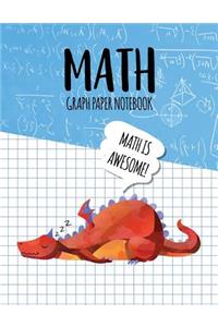 Math Graph Paper Notebook