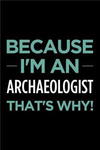 Because I'm an Archaeologist That's Why