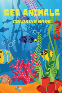 Sea Animals Coloring Book