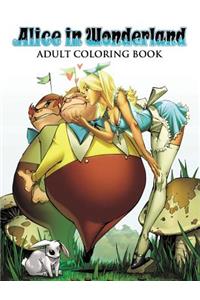 Alice in Wonderland Adult Coloring Book