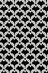 Bullet Journal Notebook Chained Hearts Pattern 1