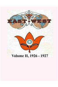 Volume II, 1926 - 1927