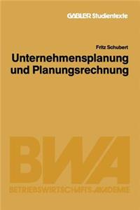 Unternehmensplanung Und Planungsrechnung