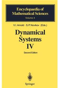 Dynamical Systems IV