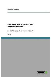 Politische Kultur in Ost- Und Westdeutschland