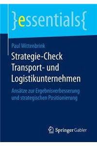 Strategie-Check Transport- Und Logistikunternehmen