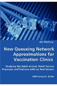 New Queueing Network Approximations for Vaccination Clinics - Studying the Batch Arrival, Batch Service Processes and Stations with no Real Servers