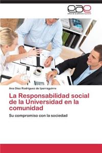 Responsabilidad Social de La Universidad En La Comunidad