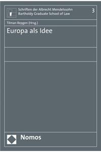 Europa ALS Idee