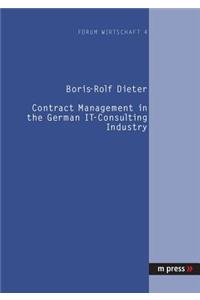 Contract Management in the German IT-consulting Industry