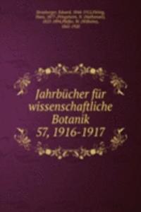 Jahrbucher fur wissenschaftliche Botanik
