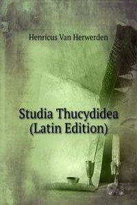 Studia Thucydidea (Latin Edition)