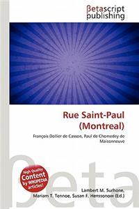 Rue Saint-Paul (Montreal)
