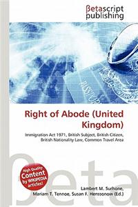 Right of Abode (United Kingdom)